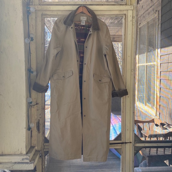 Womens Ll Bean Trench Coat 